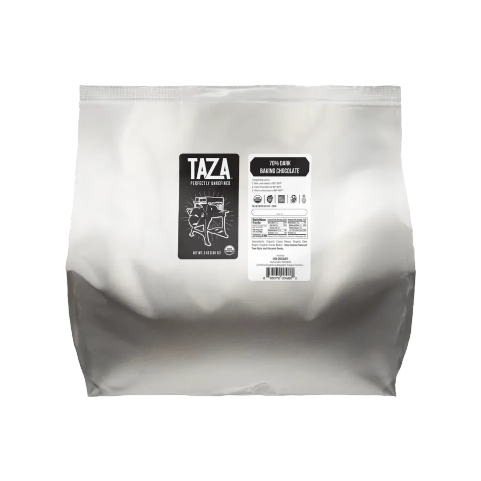 Taza 70% cioccolato da forno 3 kg fondente
