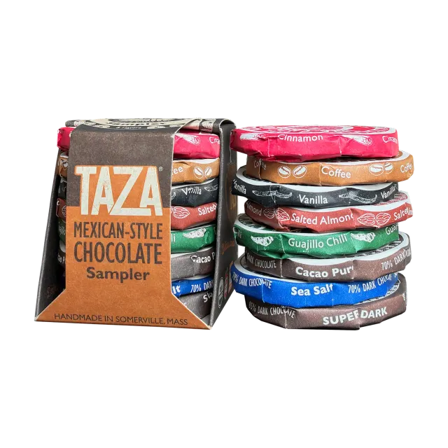 Taza Mexican-Style sampler 8 dischi cioccolato assortiti