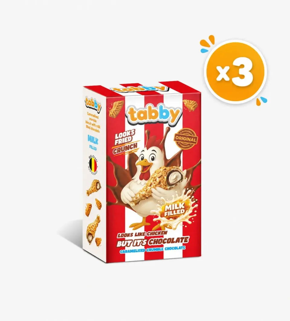 Tabby Caramelised Drumstick cioccolato 50g x3 caramello
