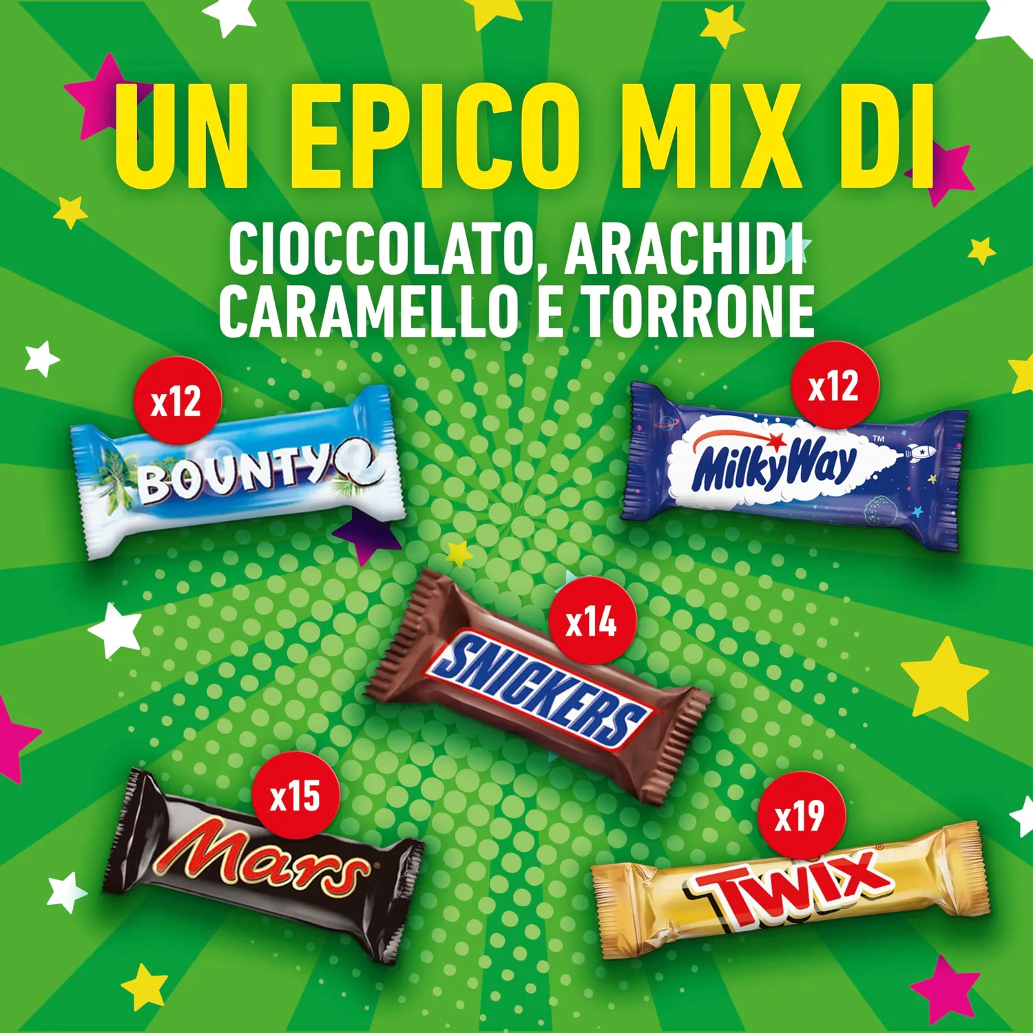 Mars Mixed Minis cioccolatini assortiti 400g al latte