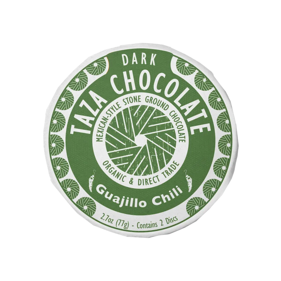 Taza Guajillo Chili disco fondente piccante 77g