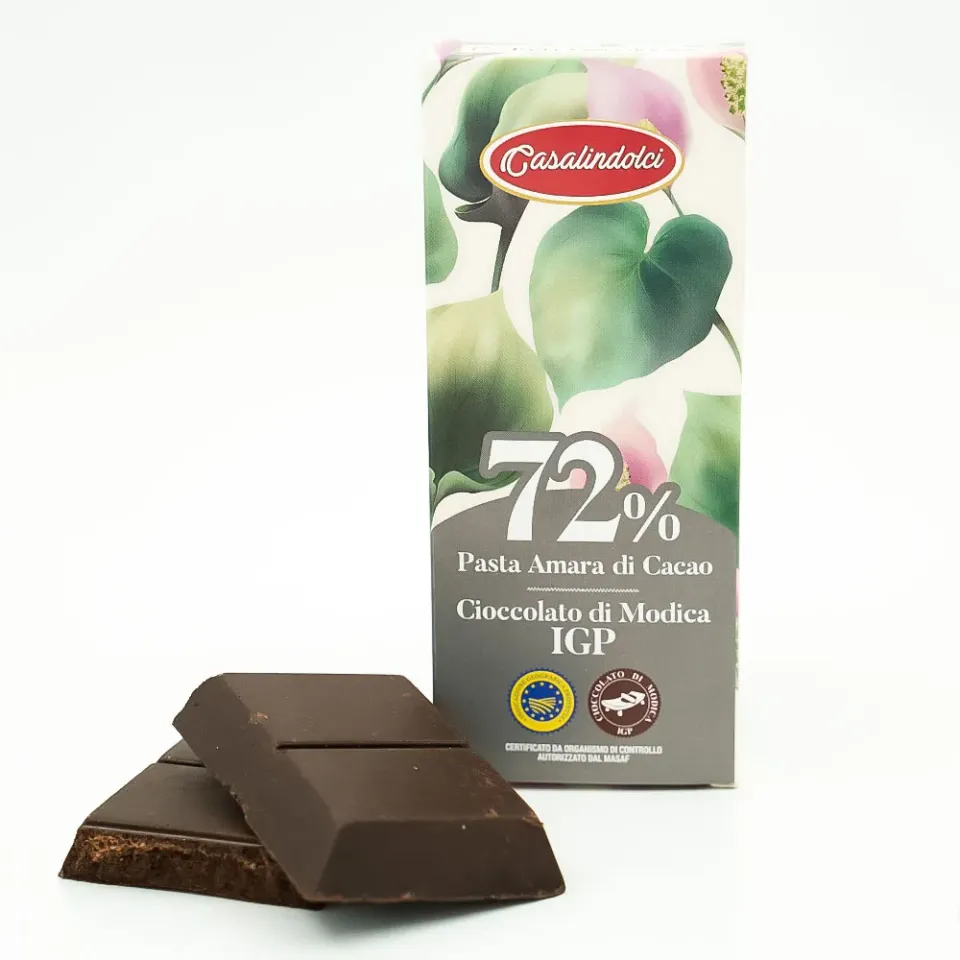 Casalindolci Cioccolato di Modica Pasta Amara 72% senza glutine