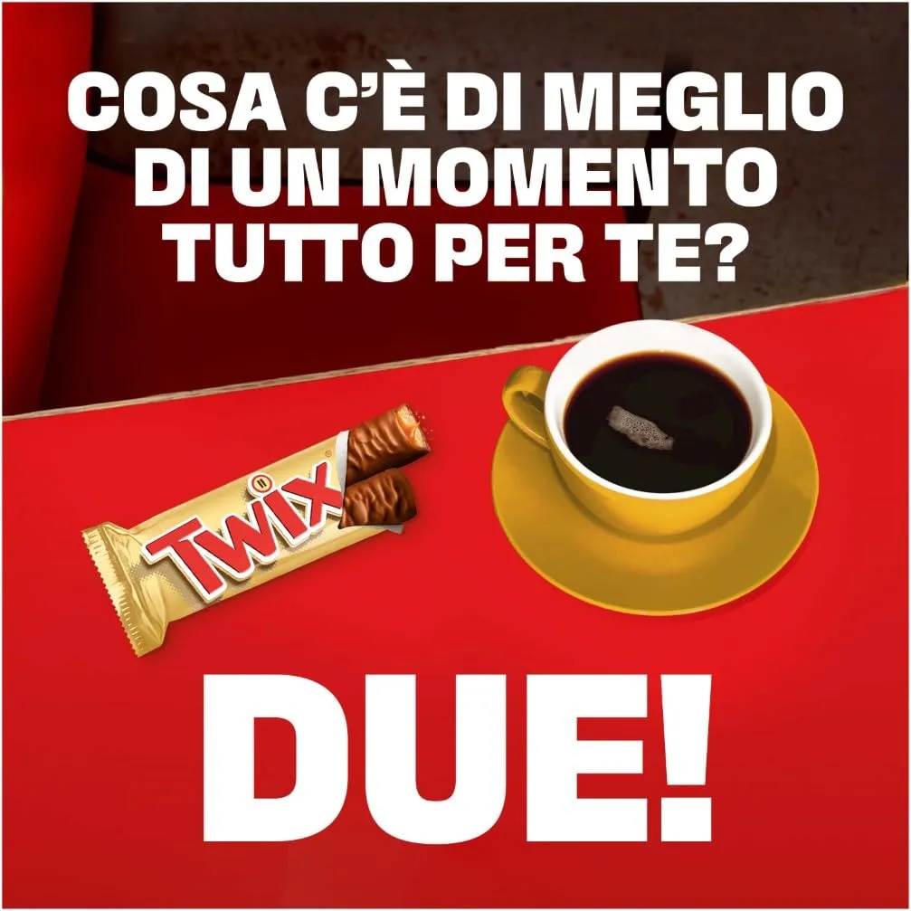 Twix barretta biscotto caramello latte 25 x 50 g nuova versione