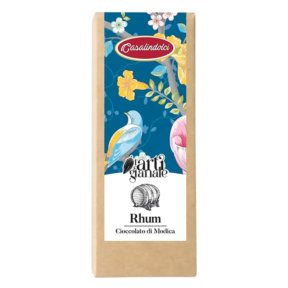 Casalindolci Cioccolato al Rhum tavoletta 52% cacao