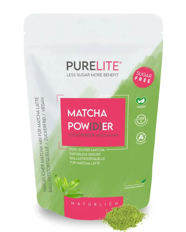 PURELITE Matcha Powder tè verde 230g energizzante
