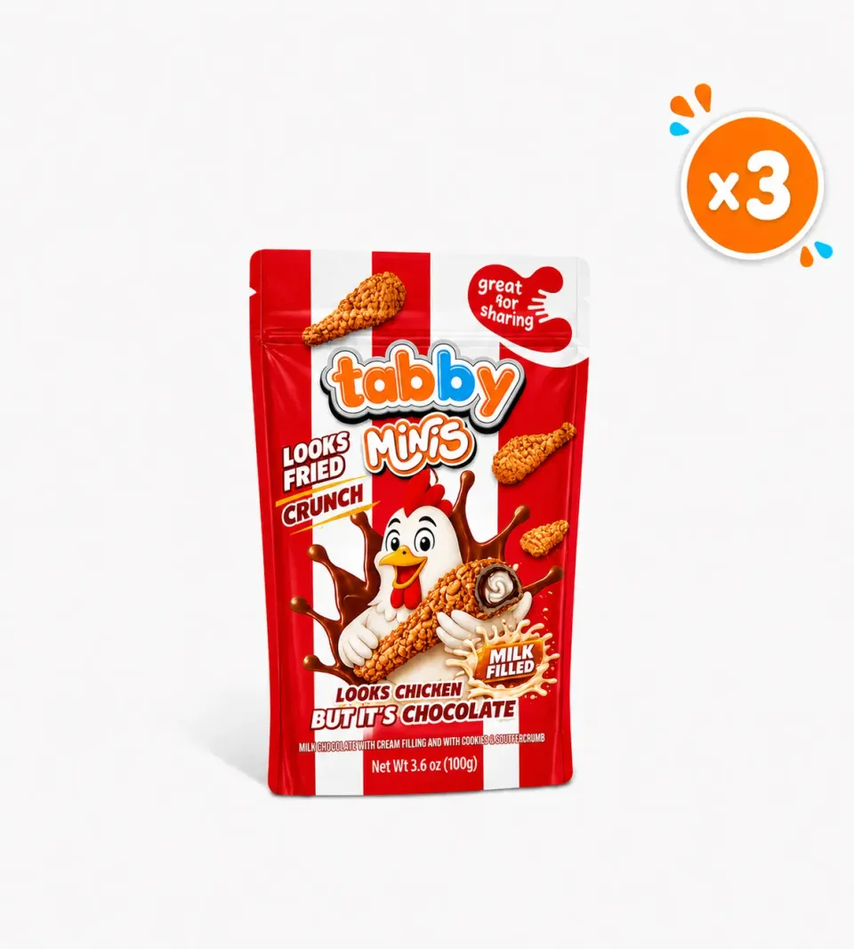 Tabby Caramelised Minis cioccolato caramello 100g x3