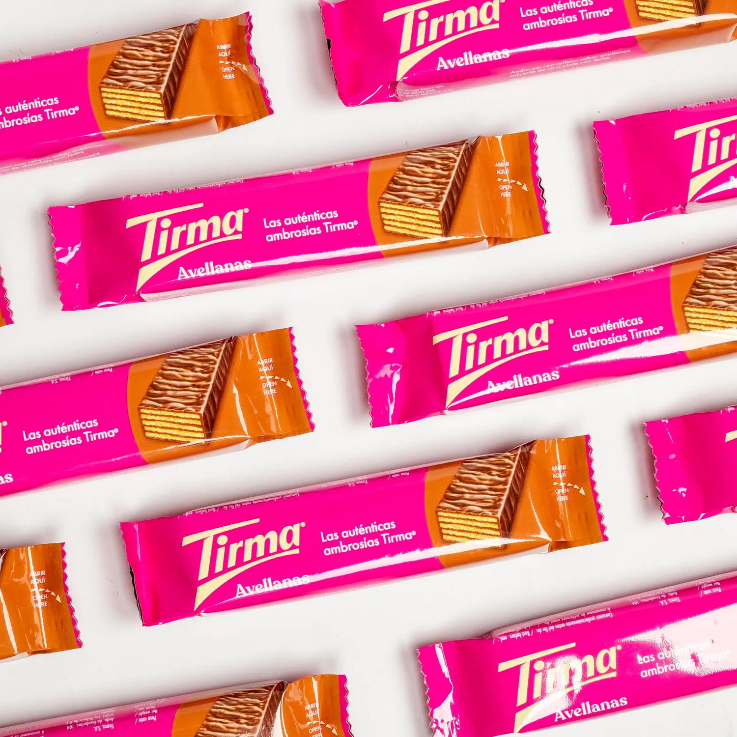Tirma Wafer Cioccolato Latte Nocciola 301g 14 pezzi