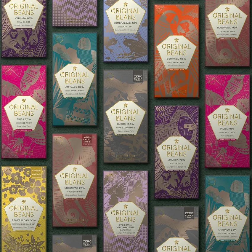 Original Beans Mix Match set regalo 10 tavolette fondenti