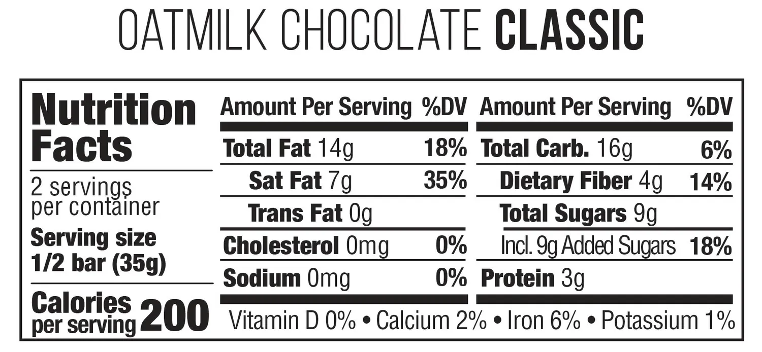 Taza Oat Milk Classic tavoletta cioccolato avena 70 g vegana