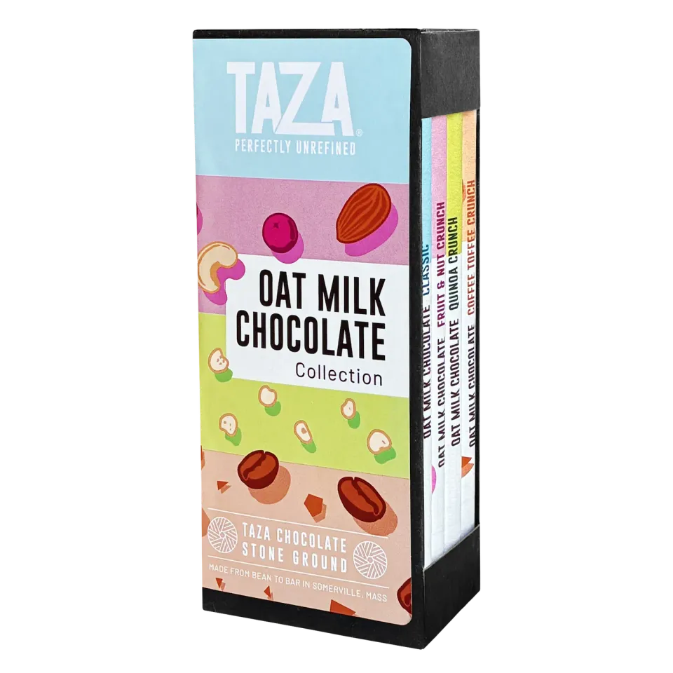 Taza Oat Milk cofanetto cioccolato avena senza latte 4 barrette 284 g