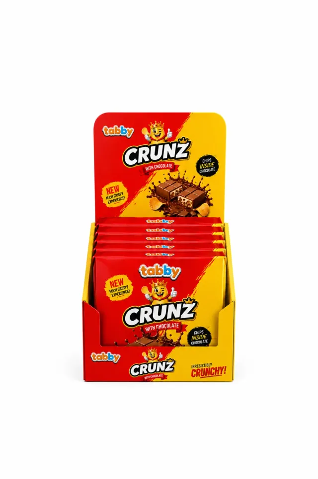 Tabby Chicken Chocolate Crunz Crunchy cioccolato 90 g