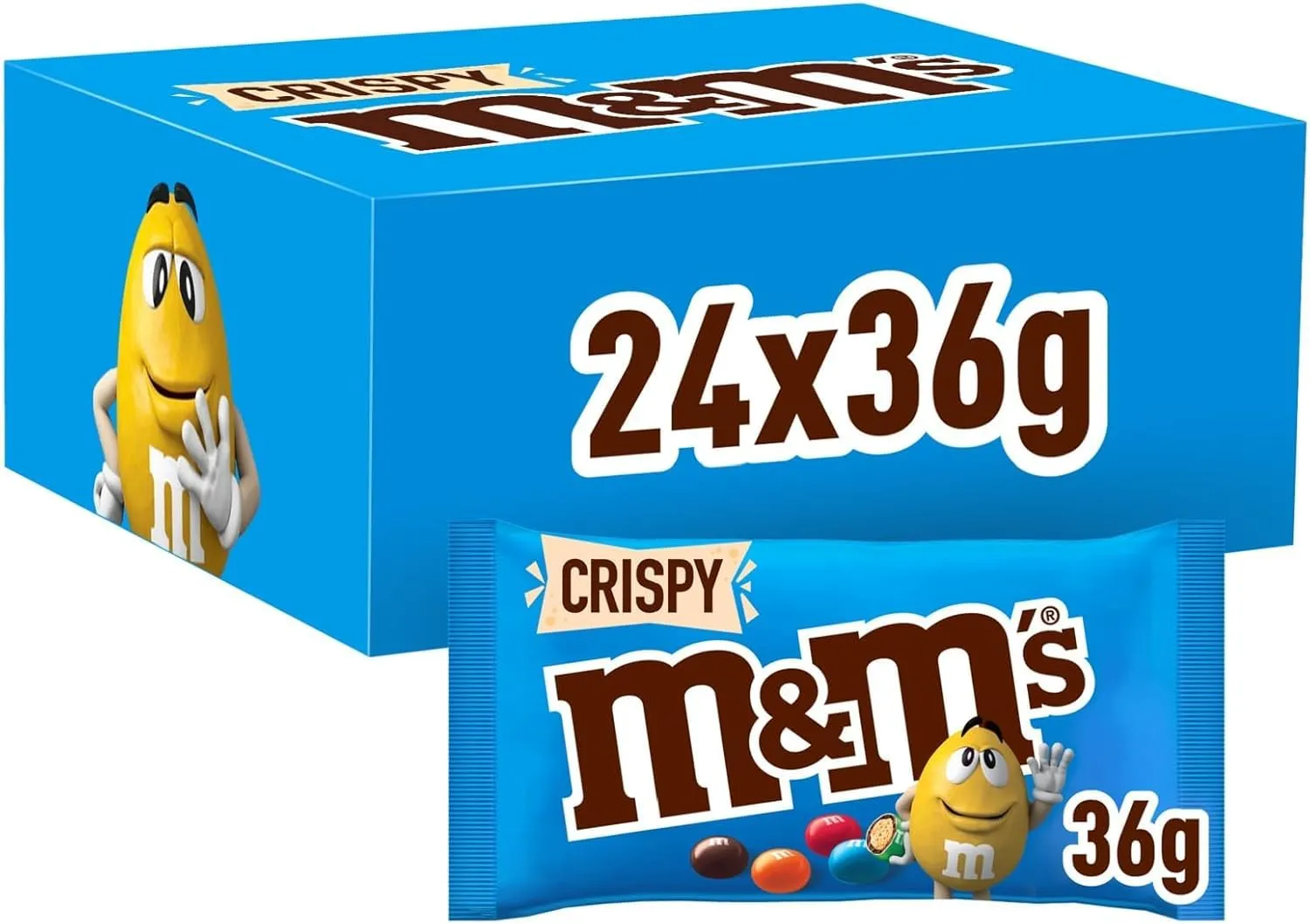 M&M's Peanut confetti cioccolato arachidi 24x45g