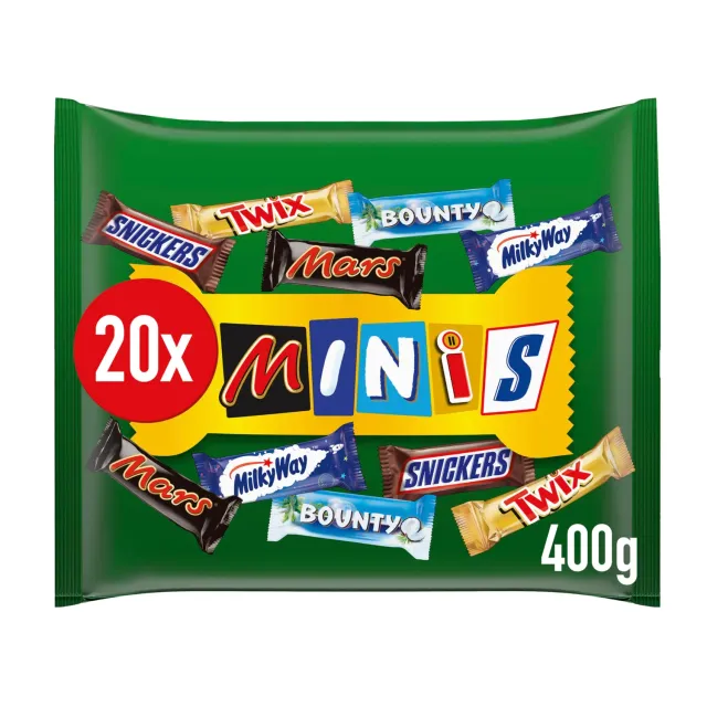 Mars Mixed Minis cioccolatini assortiti 400g al latte