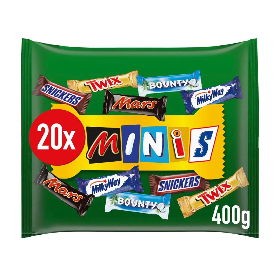 Mars Mixed Minis cioccolatini assortiti 400g al latte