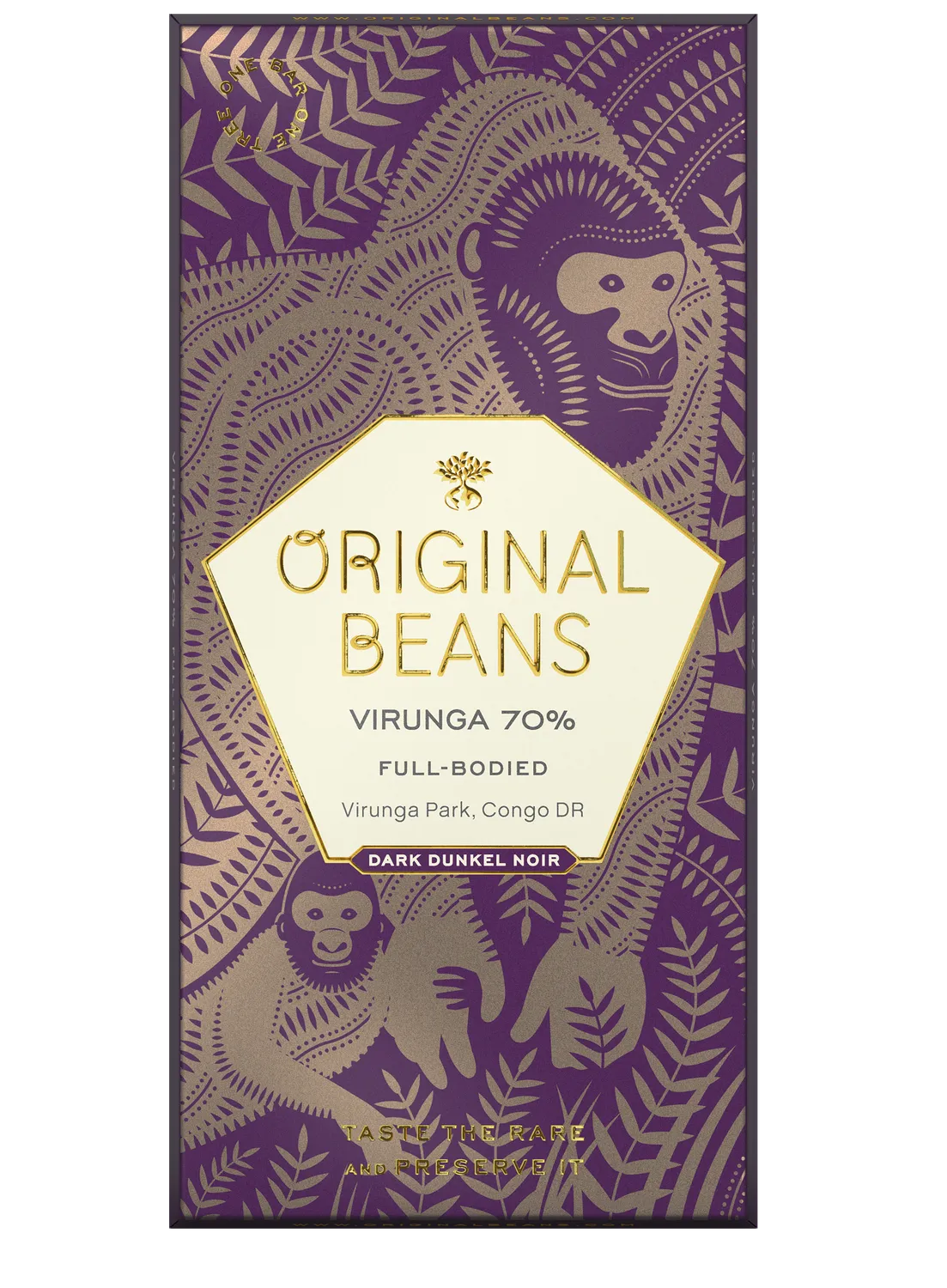 Original Beans Virunga 70% tavoletta fondente 70g amarena