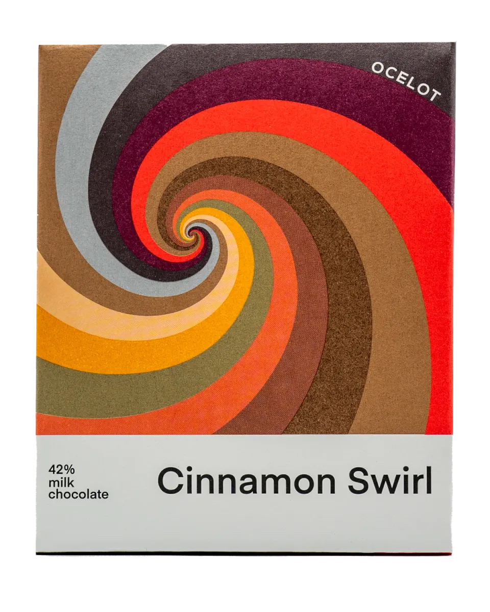 Original Beans Cinnamon Swirl 42% tavoletta latte cannella