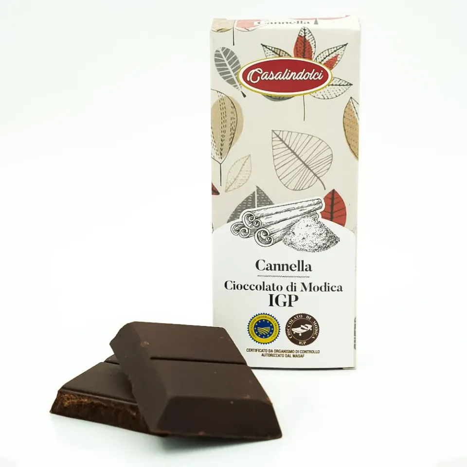 Casalindolci Cioccolato di Modica Cannella tavoletta speziata