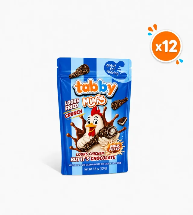Tabby Minis Cocoa Drumstick cioccolatini 100g x12 cacao