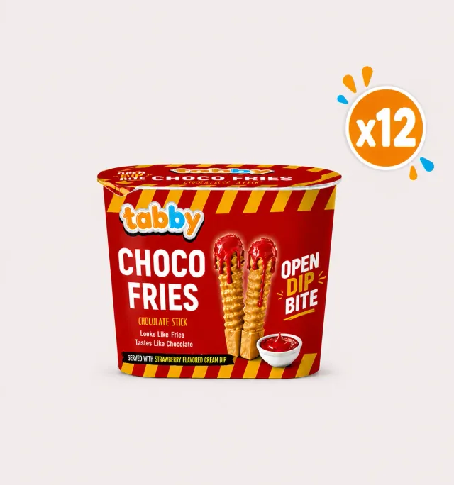 Tabby Choco Fries Drumstick cioccolato 40g x12 finto