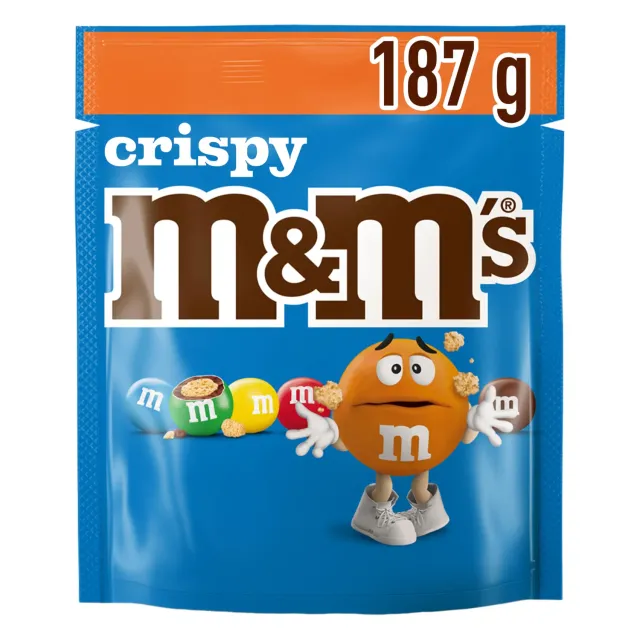 M&M's Crispy Confetti Riso Cioccolato Busta 187 g